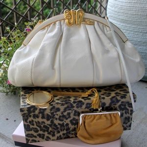 Rare Vintage Judith Leiber Lizard Skin